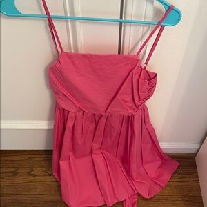 Pink Spaghetti Strap Dress